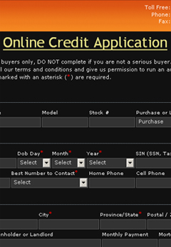 CreditLinx Online Credit Applicaiton Portal